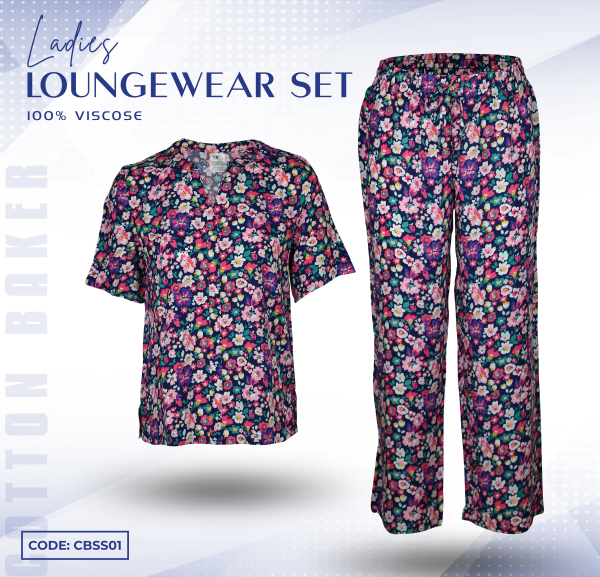 Ladies Loungewear Set, Sleepwear Set