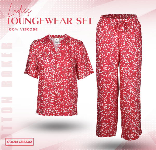 Ladies Loungewear Set, Sleepwear Set