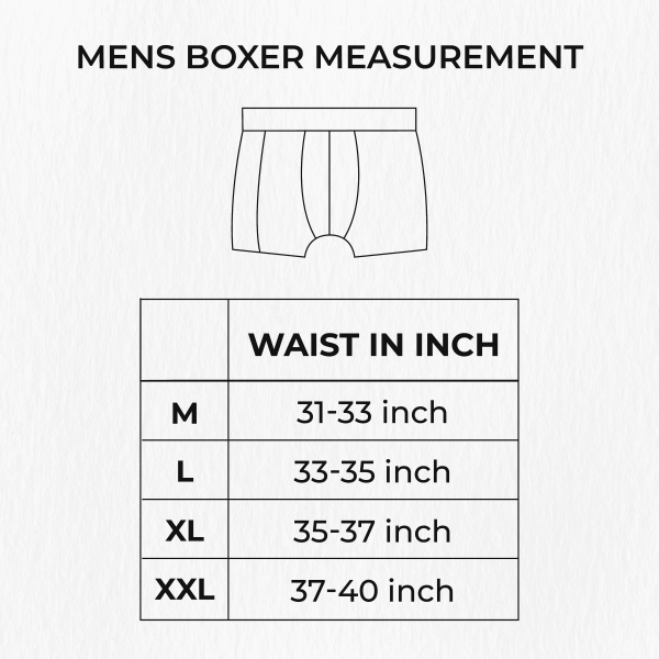 Cotton Baker Boxer Size